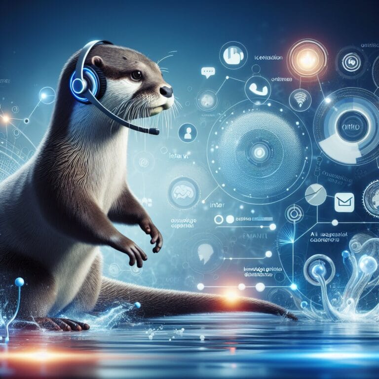 Otter.ai AI Meeting Agent interface showcasing voice-activated collaboration.