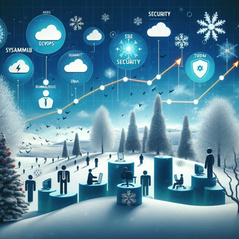 IT Gehälter 2025 Übersicht: Vergleich von DevOps, SRE, Sicherheit, SysAdmin und DBA Gehältern.