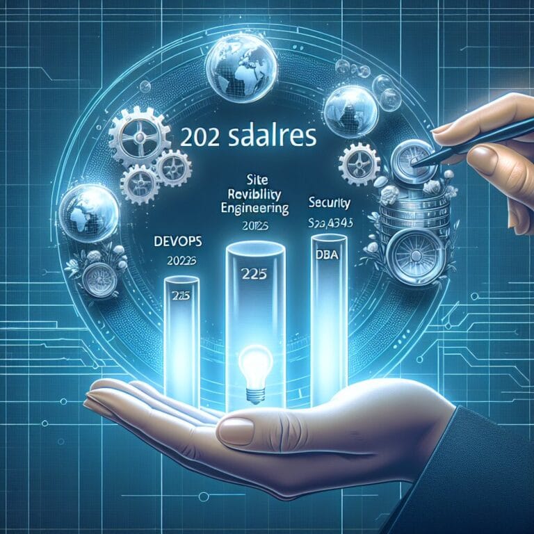 Grafiek van IT salarissen in 2025 voor verschillende functies.