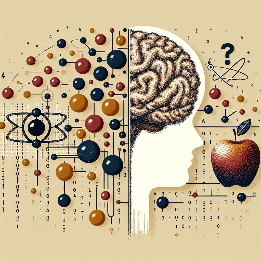 Representação visual da complexidade dos dados e da IA