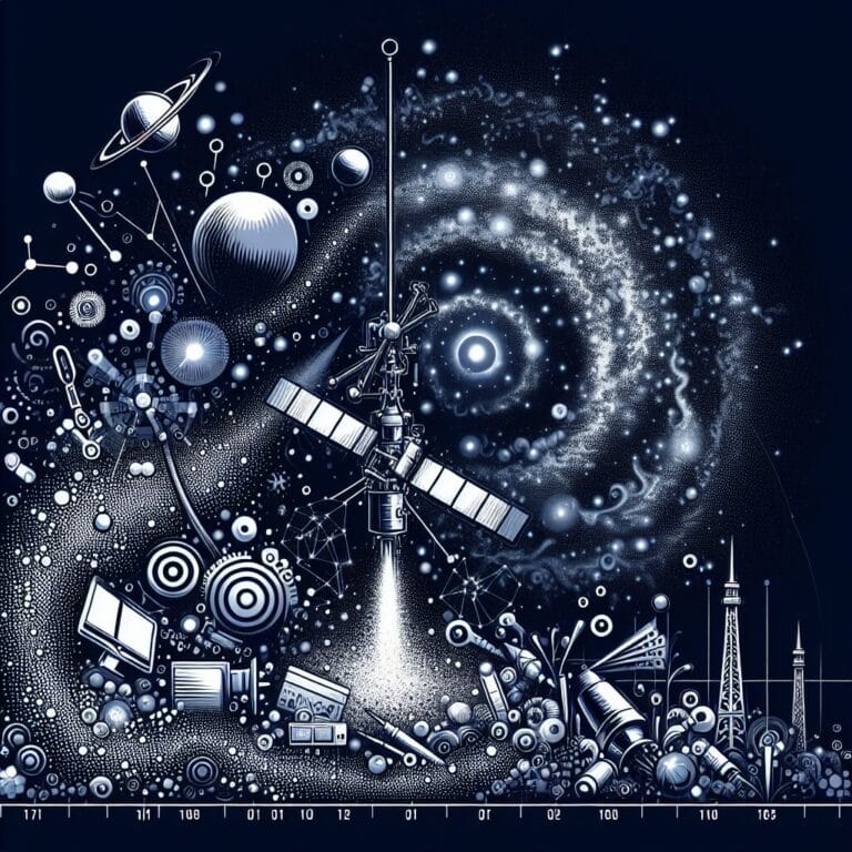 Euclid mission telescope observing the dark universe.