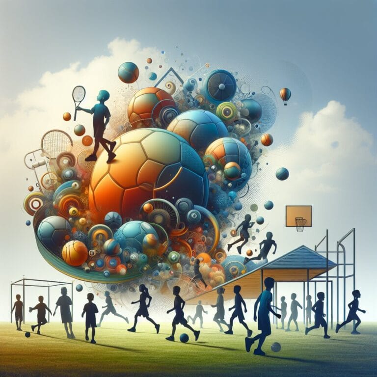 Children participating in youth sports skill development activities.