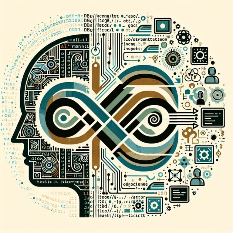 Illustration du concept de vibe coding IA transformant un développeur en architecte.